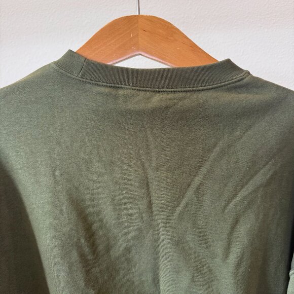 Nike NSW Crew Fleece Sweatshirt Cargo Khaki CK0168-325 Women’s Small Streetwear - Picture 9 of 13